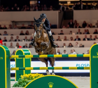 Qasirah van de Reistenhoek tijdens de Rolex Grand Prix