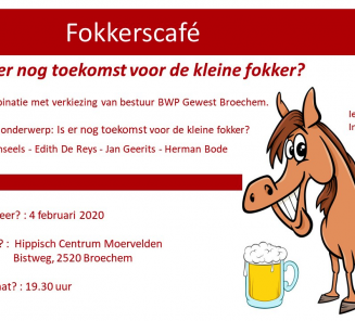 Is er nog toekomst voor de kleine fokker Is er nog toekomst voor de kleine fokker
