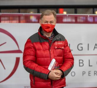 Voorzitter Jozef Bauters tevreden over start BWP Hengstenkeuring Voorzitter Jozef Bauters tevreden over start BWP Hengstenkeuring